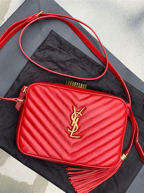 red ysl handbags|vsl purse price.